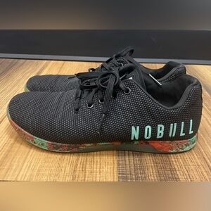 NOBULL Trainer Shoes Womens Size 10 Black Gum Cross-Training Mens 8.5 Gym